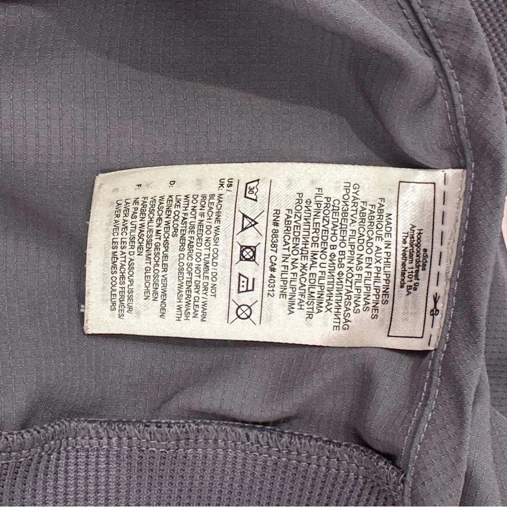 Adidas Aeroready Germany National Team Full-Zip Jacket, Gray and White, Small - Picture 5 of 12